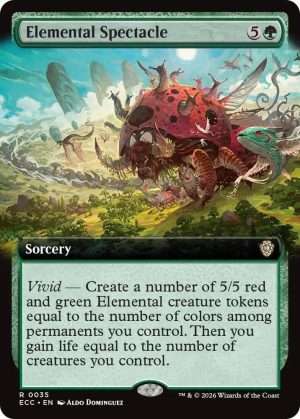 Elemental Spectacle (Extended Art) [Commander: Lorwyn Eclipsed]