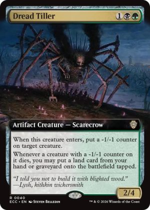Dread Tiller (Extended Art) [Commander: Lorwyn Eclipsed]