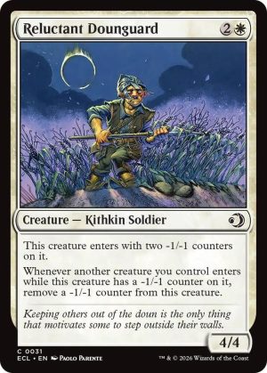 Reluctant Dounguard [Lorwyn Eclipsed]