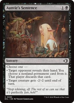 Auntie's Sentence [Lorwyn Eclipsed]
