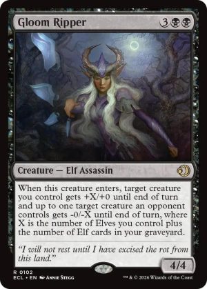 Gloom Ripper [Lorwyn Eclipsed]
