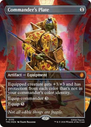 Commander's Plate (Borderless) [Commander: Teenage Mutant Ninja Turtles]