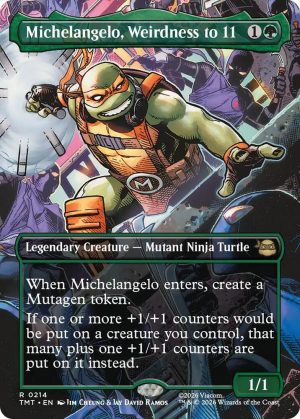 Michelangelo, Weirdness to 11 (Borderless) [Teenage Mutant Ninja Turtles]