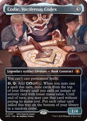 Codie, Vociferous Codex (Borderless) [Special Guests]