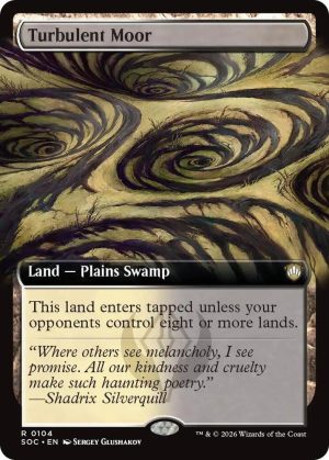 Turbulent Moor (Extended Art) [Commander: Secrets of Strixhaven]