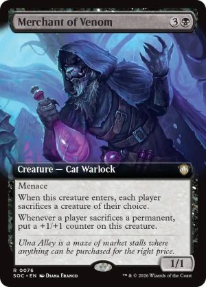 Merchant of Venom (Extended Art) [Commander: Secrets of Strixhaven]