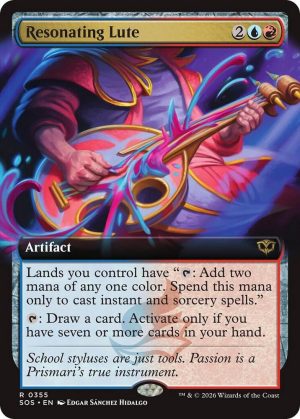 Resonating Lute (Extended Art) [Secrets of Strixhaven]