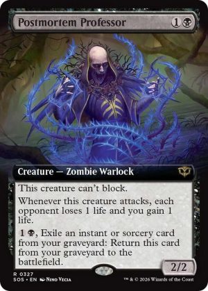 Postmortem Professor (Extended Art) [Secrets of Strixhaven]