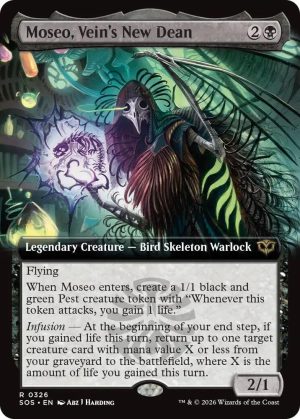 Moseo, Vein's New Dean (Extended Art) [Secrets of Strixhaven]