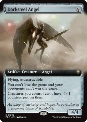 Darksteel Angel (Extended Art) [Commander: Reality Fracture]