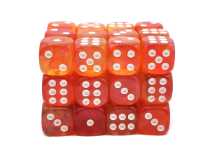 Old School 36ct 12mm D6 Dice Set: Galaxy - Exploding Sun