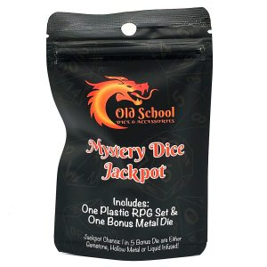 Mystery Dice Jackpot:  7-Piece Acrylic Set w/ Bonus Metal Die